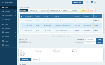 Hesk ticket flow example